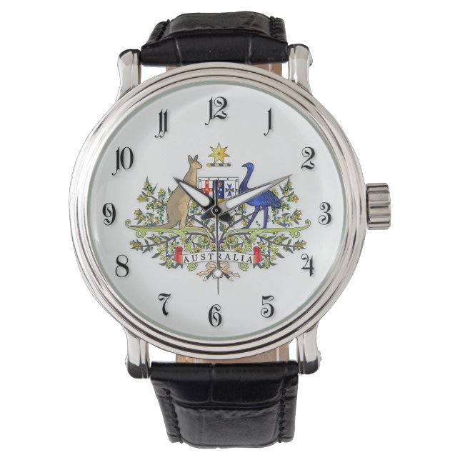 Australia coat of arms watch (Front)