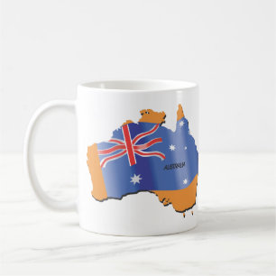 Australia Continent Coffee Mug