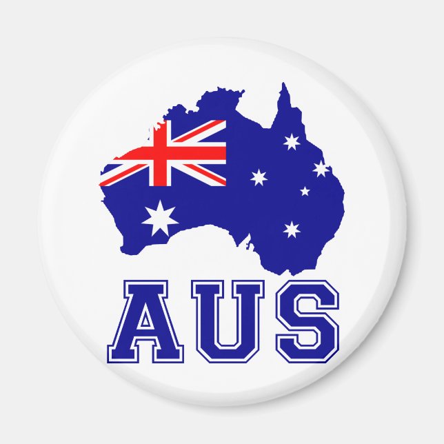 Australia Continent Magnet (Front)