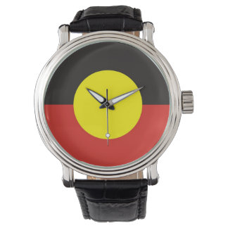 australia country aboriginal people ethnic flag watch