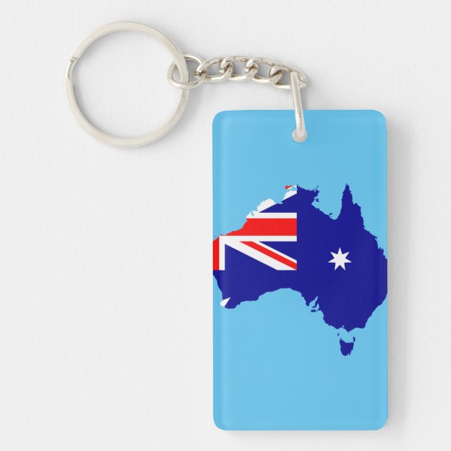 Australia country flag keychain (Front)