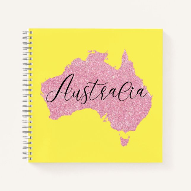Australia Country Shining Colour      Notebook (Front)