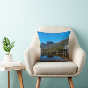 Australia Cradle Mountain Nature Photo Throw Pillow