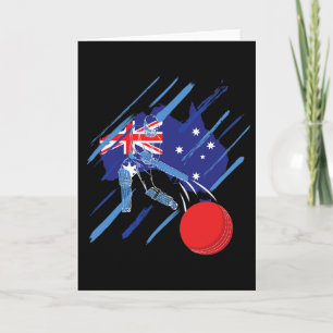 Australia Cricket Fan Or Player Card