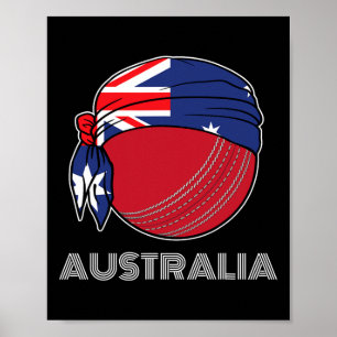 Australia Cricket Kit Australian International Fan Poster