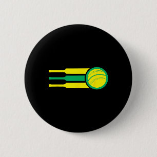 Australia Cricket Team Australia Cricket Fan Flag  2 Inch Round Button
