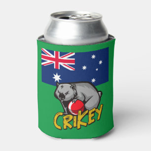 Australia Crickey Cricket Wombat,  Can Cooler