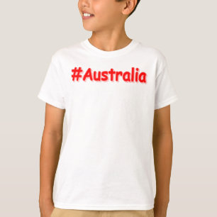"#Australia" Cute Design. Buy Now T-Shirt