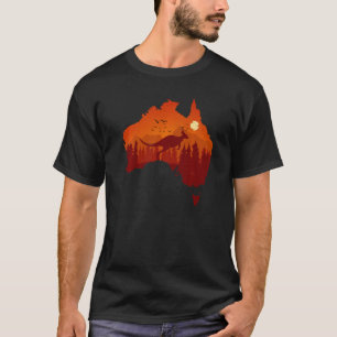 Australia Day  Australian Kangaroo Vintage T-Shirt