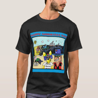 Australia Day Cartoon T-shirt Mick and Hoppa 