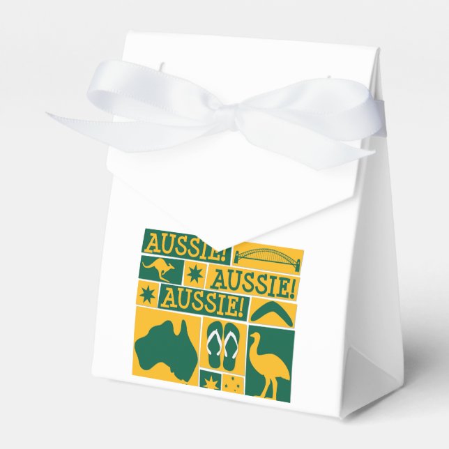Australia Day Favor Box (Front Side)