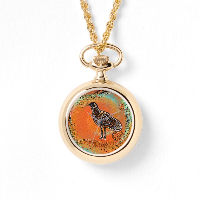 AUSTRALIA  EMU ART     WATCH (Front)