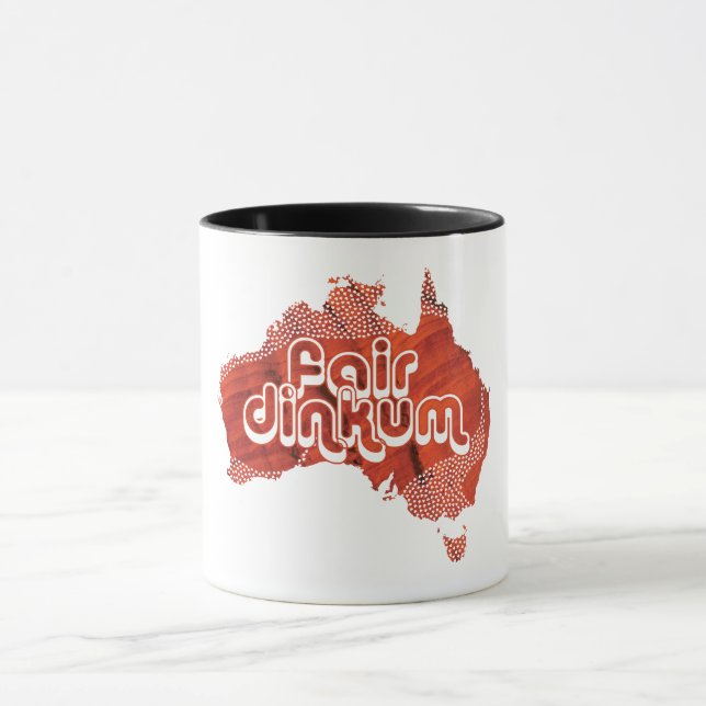 AUSTRALIA FAIR DINKUM MUG (Center)