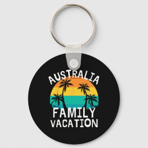 Australia Family Vacation Funny Trip Men Women Kid Keychain
