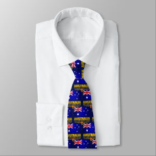 Australia Flag 3 Tie