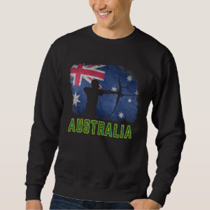 Australia Flag Aussie Archery Team Australian Arch Sweatshirt