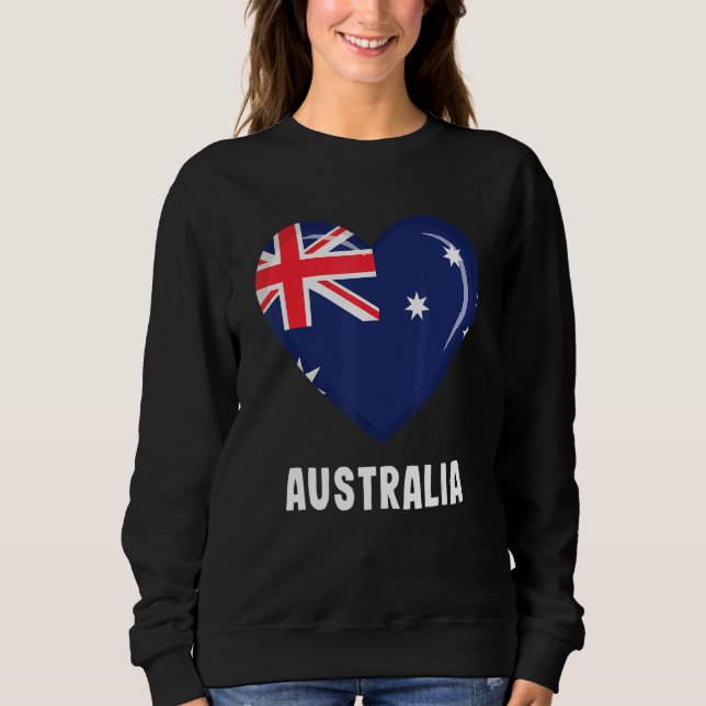 Australia Flag Australia Sweatshirt (Front)