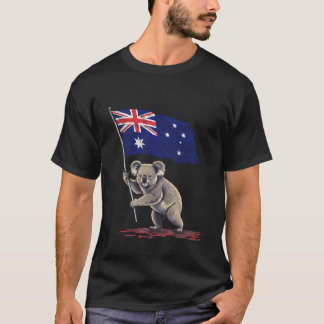Australia Flag Australian Koala 1 T-Shirt
