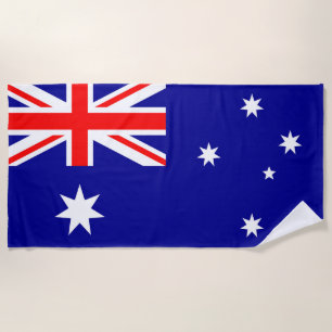 Australia Flag Beach Towel