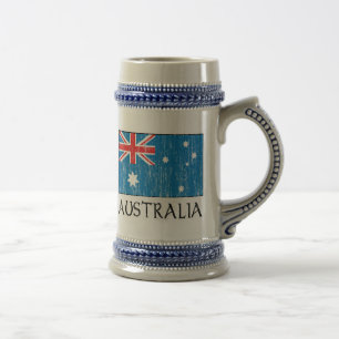 Australia Flag Beer Stein