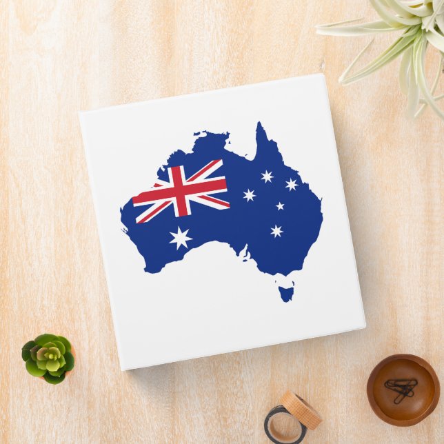 Australia flag binder (In Situ)