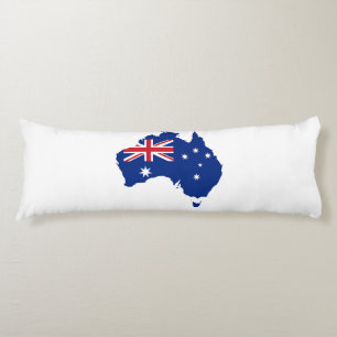 Australia flag body pillow