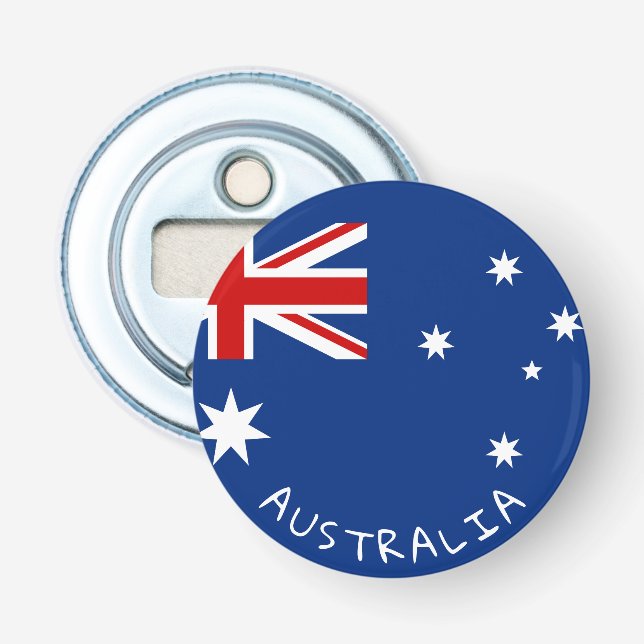 Australia flag bottle opener (Front)