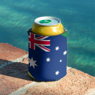 AUSTRALIA FLAG CAN COOLER