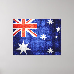 Australia Flag Canvas Print
