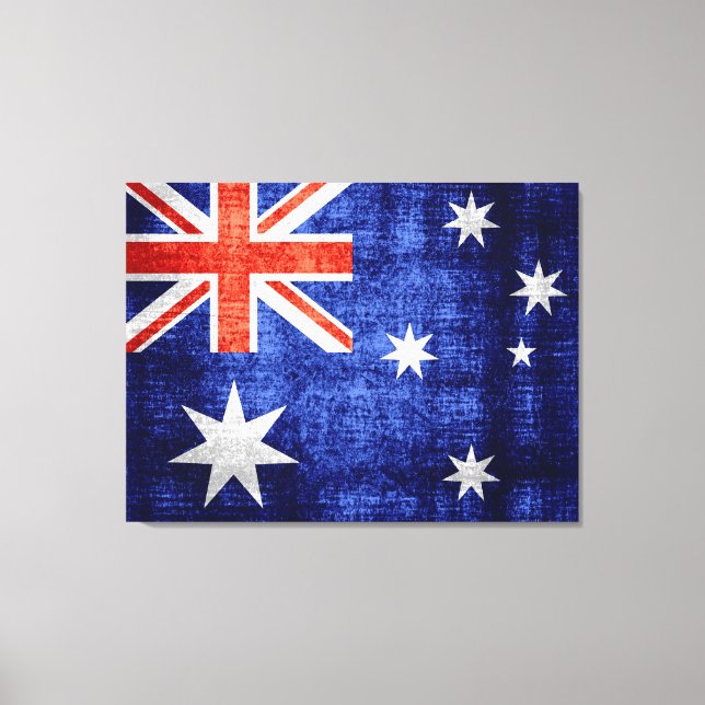 Australia Flag Canvas Print (Front)