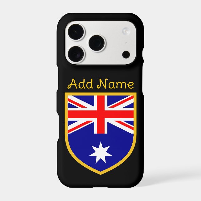 Australia Flag Custom Name (Back)