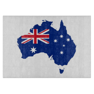 Australia flag cutting board