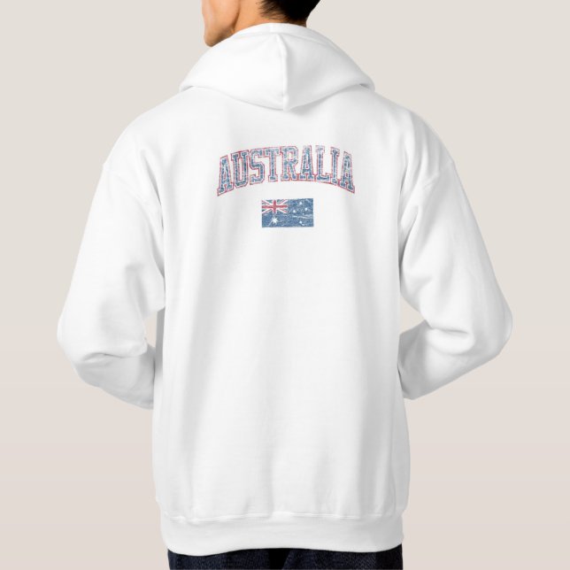 Australia + Flag Hoodie (Back)