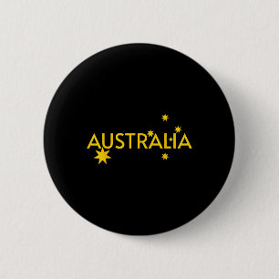 Australia Flag Jersey 2 Inch Round Button