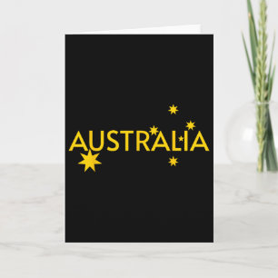 Australia Flag Jersey  Card
