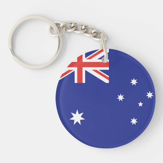 Australia Flag Keychain (Front)