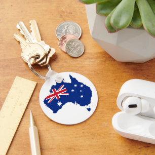 Australia flag keychain