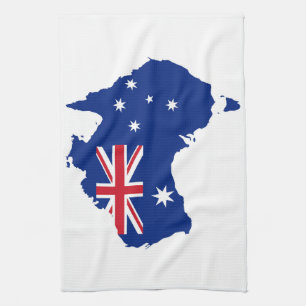 Australia flag kitchen towel