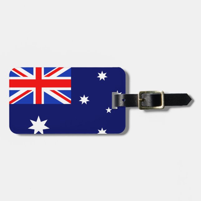 Australia Flag Luggage Tag (Front Horizontal)