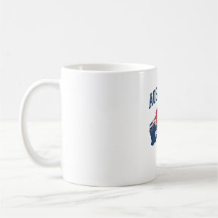 Australia Flag Map Vintage Distressed Graphic_1 Coffee Mug
