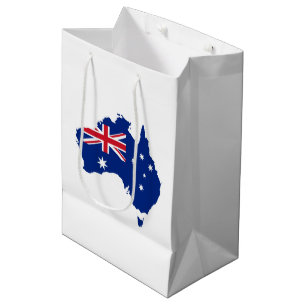 Australia flag medium gift bag