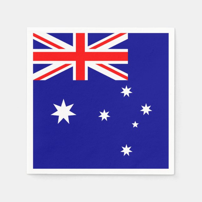 Australia Flag Napkin (Front)