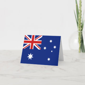 Australia Flag Notecard