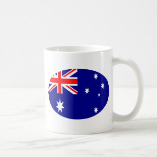Australia Flag Oval The MUSEUM Zazzle Gifts Coffee Mug