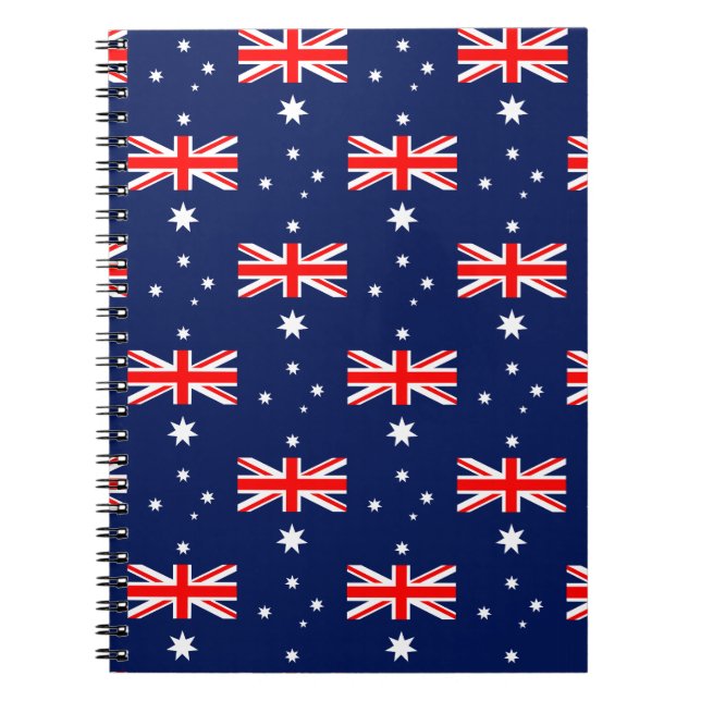 Australia flag pattern notebook (Front)