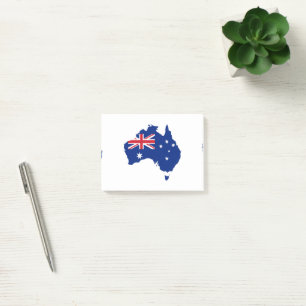 Australia flag post-it notes