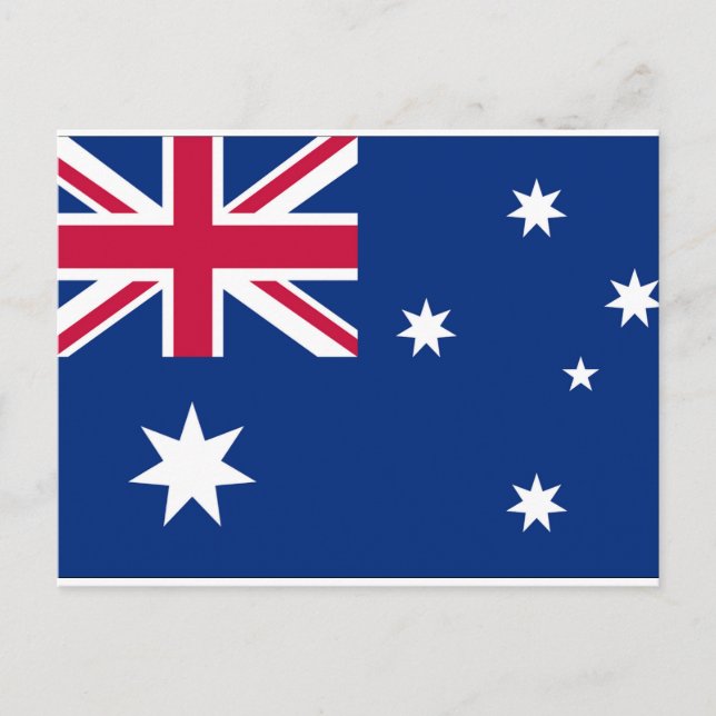 Australia Flag Postcard (Front)