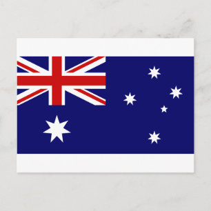Australia Flag Postcard