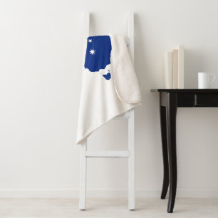 Australia flag sherpa blanket