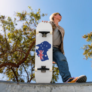 Australia flag skateboard